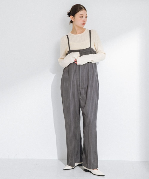 サロペット（グレー）の通販｜&mall（アンドモール）三井ショッピング