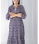 sara mallika　COTTON LUREX RIPPLE PRINT DRESS