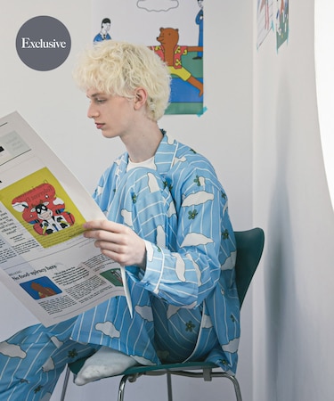 『別注』OATSIDE×SENSE OF PLACE　オープンカラーシャツ