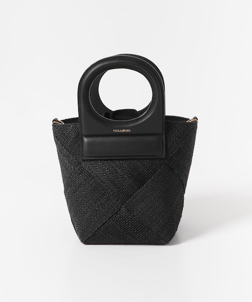 VIOLAd’ORO　アバカメッシュミニバッグ