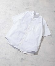 『防シワ』『XLサイズあり』ハイパフォーマンスリネンバンド半袖シャツ