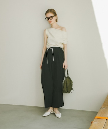 ダブルウエストパンツ