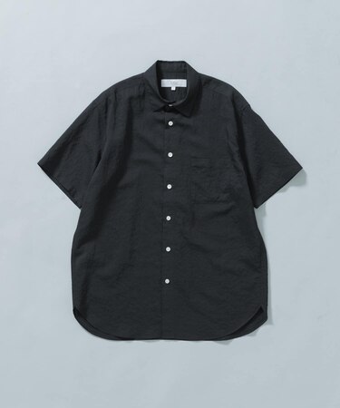 『WEB限定』『XLサイズあり』ストライプレギュラーカラー半袖シャツ