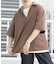 『WEB限定』『セットアップ対応／XLサイズあり』シアサッカースキッパー半袖シャツ