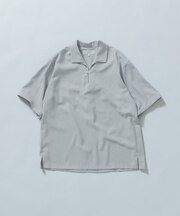 『WEB限定』『セットアップ対応』パナマ風スキッパーシャツ