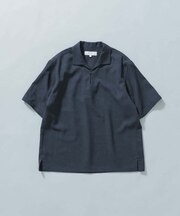 『WEB限定』『セットアップ対応』パナマ風スキッパーシャツ