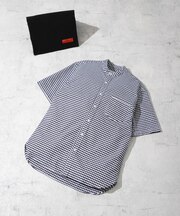 『抗菌／消臭』『XXLサイズあり』ハイパフォーマンスバンドカラー半袖シャツ
