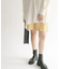 ハイウエストコーティングショートパンツ