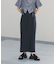 『UR TECH DRYLUXE』リネンライクスリットタイトスカート