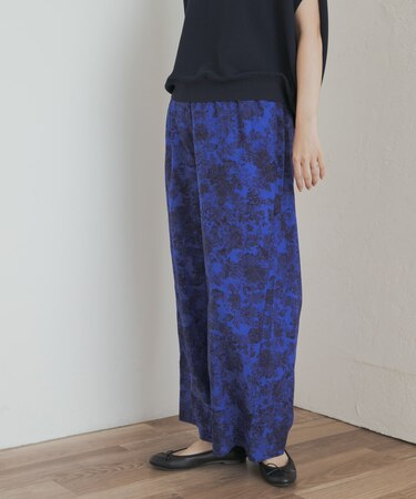 mizuiro ind　print easy pants