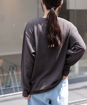 FORK&SPOON　メッシュロングスリーブプルオーバー