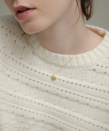 Tiny coin necklace
