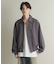 メランジバルーンジップブルゾン