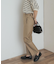 サイドベルトストレートパンツ