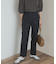 サイドベルトストレートパンツ