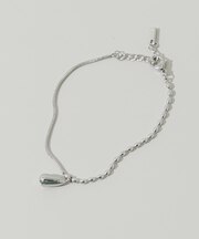 ステンレスドロップトップブレスレット