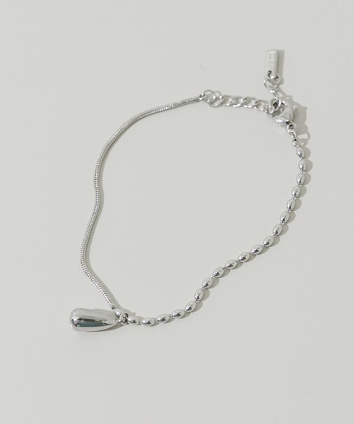 ステンレスドロップトップブレスレット