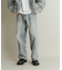 ツイストデニムワイドパンツ