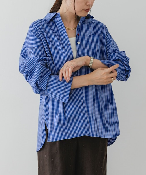 F by ROSSO　イージーケアオーバーシャツ