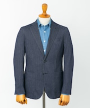 LIFE STYLE TAILOR　デニムライクニットジャケット