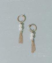 パールシャワーチェーンイヤリング