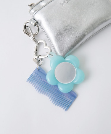 ミラーコームセットキーチェーン