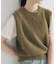 FOX／CASHMEREクルーネックベスト