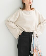 オフショルライトスウェット