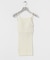 HAKUJI　Random rib open back cami