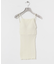 HAKUJI　Random rib open back cami