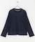 mizuiro ind　mesh dots crew neck pullover