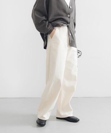 コーデュロイカーブパンツ
