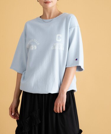 『別注』Champion×Sonny Label　リバースウィーブロゴスウェットTシャツ