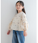 フラワー刺繍袖ボリュームブラウス(KIDS)