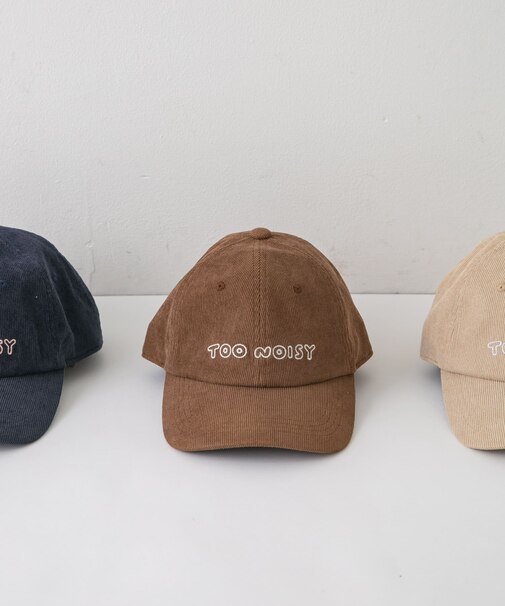 コーデュロイロゴキャップ