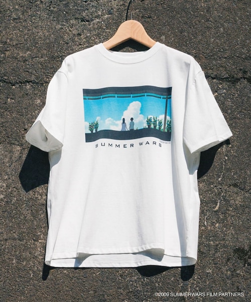 サマーウォーズ Tシャツ アニメ映画ムービー 高品質 ヴィンテージ風 saint SG_SS TEE / SUMMER WARS | ref. / Web Store