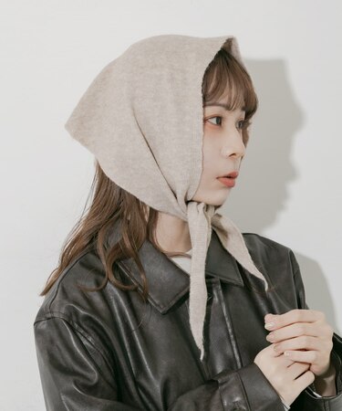 ニットスカーフ