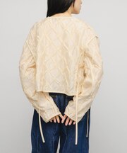 シャーリングショートジャケット