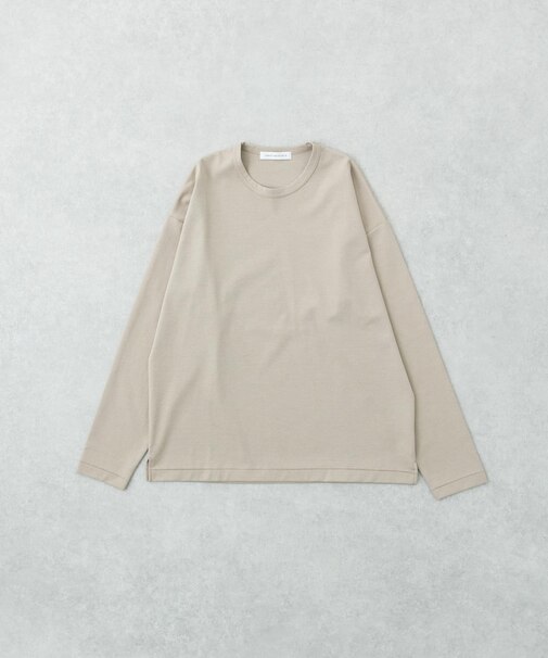 コットンナイロンスムージーロングスリーブ