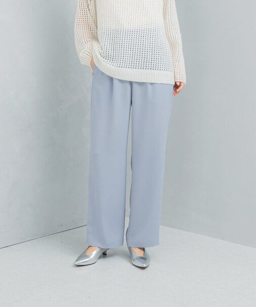 ストレッチジョーゼットイージーパンツ