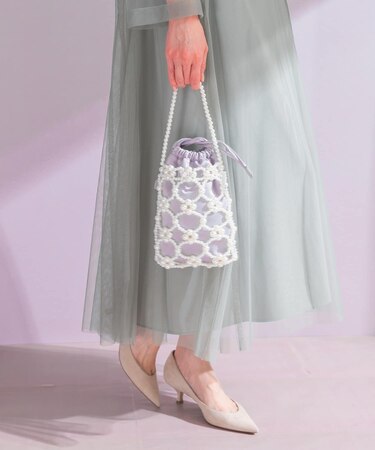 ビーズデザインハンドバッグ