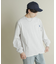 コットンクルーネックロングスリーブTシャツ