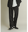 ウールライクダブルタックテーパードパンツ