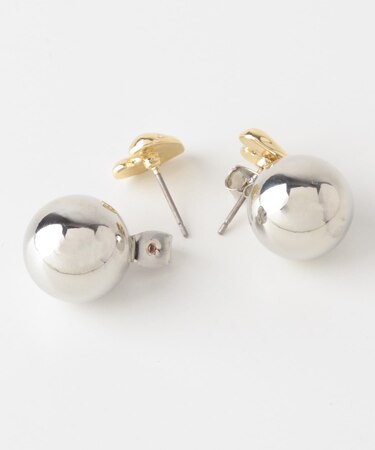 メタルハートコンビピアス