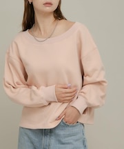 ワイドクルーネックスウェット