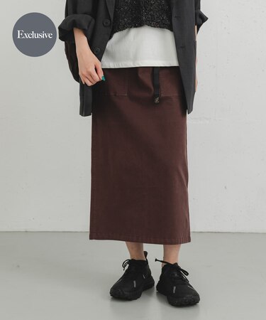 『別注』GRAMICCI　ストレッチツイルスカート