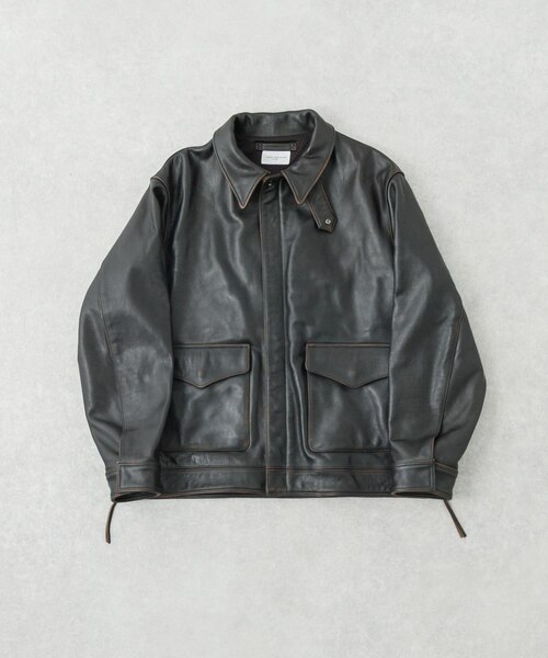 80s90s vintage cow leather JK type A-2短丈 new basic COW LEATHER TYPE A-2 JACKET｜アーバンリサーチの通販