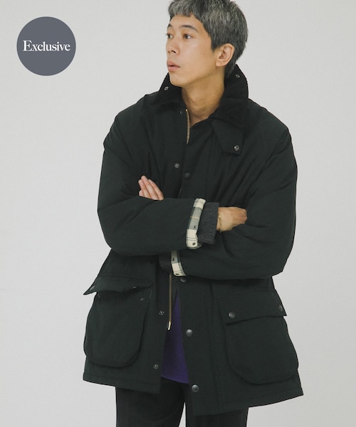 BARBOUR (ﾊﾞﾌﾞｱｰ) EXMOOR JAPAN LIMITED (ｴｸｽﾓｱ中綿ｺｰﾄ) 232MCAG007
