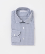 『イージーケア』LIFE STYLE TAILOR　セミワイドチェックシャツ