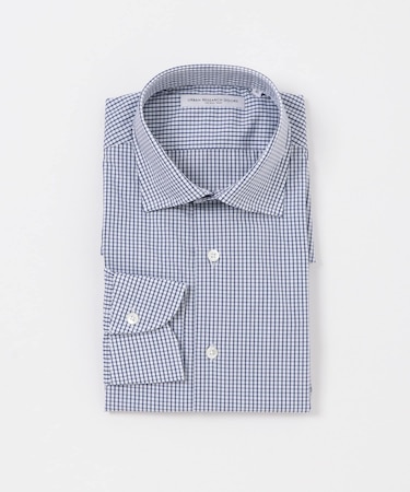 『イージーケア』LIFE STYLE TAILOR セミワイドチェックシャツ